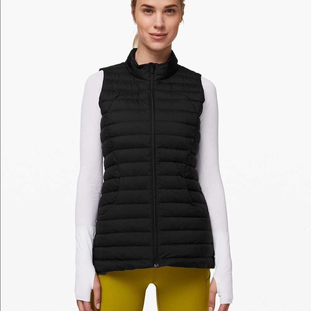 LULULEMON Size 6 Black Vest ⚠️GREAT CONDITION⚠️